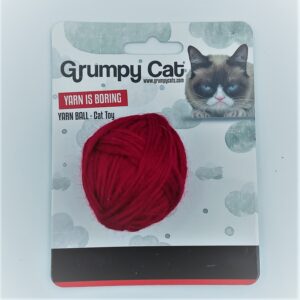 Grumpy Cat Yarn Ball Cat Toy