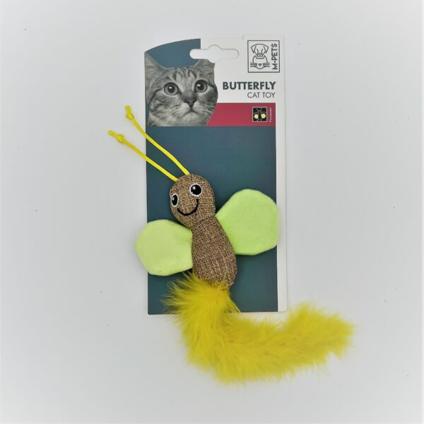 M-Pets Cat Toy Butterfly (Yellow)